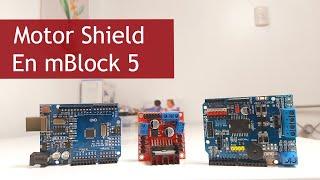 mBlock 5. Cómo Programar Motor Shield L298N y L298P