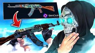 SKINCLUB AK47 FIRE SERPENT PULL AGAIN ?! (Skinclub Promo Code 2024)