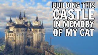 Building a Beautiful Minecraft Castle In Memory Of My Beloved Cat | Timelapse and Cinematic