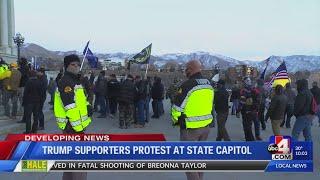 Trump Supporters Rally at Utah State Capitol
