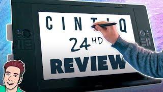 Wacom CINTIQ 24HD Review - Drawing Tablet with a SCREEN