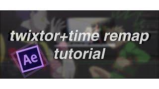 twixtor+time remap tutorial // AE