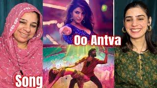 Pushpa | Oo Oo Antva Song Reaction | Pakistani Reaction | Nayab jii #pushpa #alluarjun