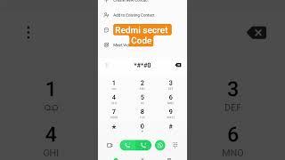 Redmi Phone; Basedband version check code*#*#0000#*#* #love #newsong #remix 