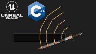 Collisions using synchronous and asynchronous line trace and sweep trace  [C++, UE5, Tutorial]