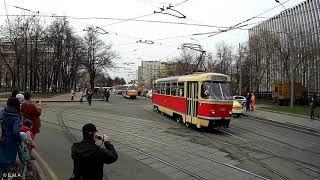 парад трамваев в Москве