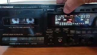 PIONEER ct -w901  слушаем после ремонта