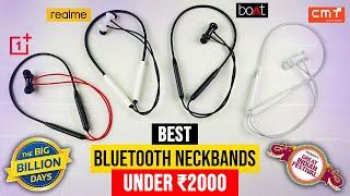 Top 5 Best Neckband Under ₹2000 in 2024  Best Earphones On Flipkart BBD Sale & Amazon GIF Sale 2024