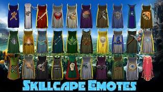 Runescape 3 - All Skillcape Emotes 2020 - 99 Capes + Quest + Max Cape