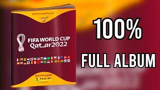 Panini Full Sticker Album FIFA World Cup Qatar 2022 100% - COMPLETE, LLENO, COMPLETO, ЗАПОЛНЕННЫЙ