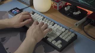 Koala with lubed Nixdorf MX Blacks Typing Sounds