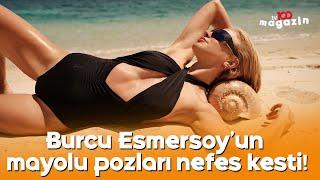 Burcu Esmersoy'un mayolu pozları nefes kesti