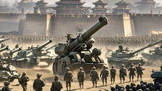 Japanese Army at the Gates, Chinese Forces Use Stones to Annihilate the Invading Troops!