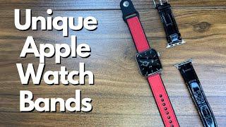 Unique Apple Watch Bands, Buckle & Band Hybrid and Miam leather watch band review / unboxing