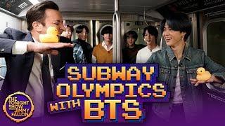 Subway Olympics with BTS | The Tonight Show Starring Jimmy Fallon