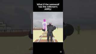 what if the werewolf has the milkman's ability: (dead railspt4)#robloxfunny#robloxanimation