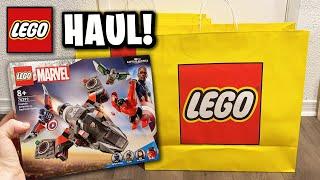 My November 1st LEGO Haul & Captain America: Brave New World Sets Unboxing