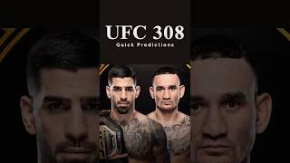 UFC 308 Quick Predictions | #ufc #ufc308 #mma