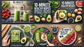 Quick and Healthy Recipes in Under 10 Minutes