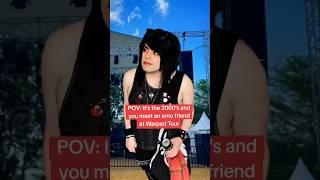 POV: Warped Tour in the 2000's #emo #scene #2000s #poppunk #warpedtour