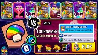 x2 MIGHTY MUSHROOMS 16 players TOURNAMENT + PERKS RECHARGE + SPRINT