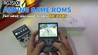 RG35XX Adding game ROMS