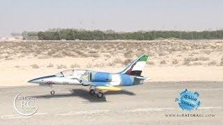 Pilot JAMAL AL MAZROUEI flying his RC Turbine Aero L-39