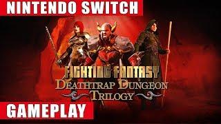 Deathtrap Dungeon Trilogy Nintendo Switch Gameplay