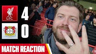 THE BEST 2ND HALF TEAM IN THE WORLD! LIVERPOOL 4-0 LEVERKUSEN | MAYCH REACTION