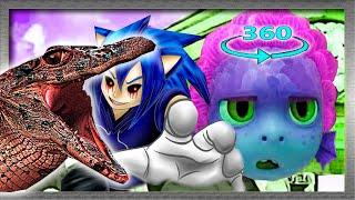 COCCODRILLO vs SONIC EXE vs Luca / Parallel Universe Coffin Dance (COVER) VR VIDEO 360°