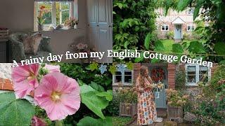 A rainy day from my fairytale English Cottage garden