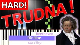  Dla Elizy (L. van Beethoven) - Piano Tutorial (TRUDNA! wersja)  NUTY W OPISIE 