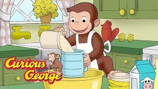 George Makes Bread  Curious George  Kids Cartoon  Kids Movies