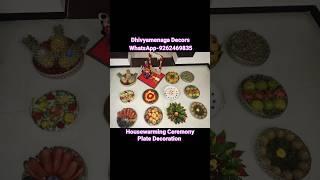 #platedecoration #engagement #babyshower #earpiercing #housewarming #puberty #seerthattu #platedecor