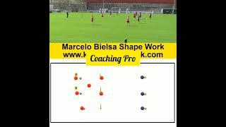 Marcelo Bielsa Shape Work Set Up.