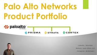 Palo Alto Networks Product Portfolio - Strata, Prisma, Cortex, Pa Series, XDR, Panorama, & More