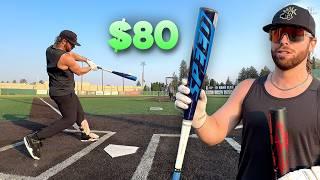 Hitting with the CHEAPEST BBCOR BASEBALL BAT | $80 Easton Speed vs. $500 Rawlings Icon