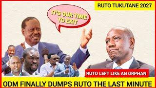 It's our time to exit! Ruto left like an orphan as Raila ODM team dumps UDA completely ahead of 2027