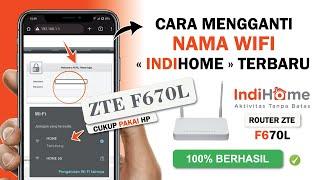  Cara Mengganti Nama WIFI Indihome di Router ZTE F670L