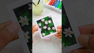 Mini daisy flower painting || Acrylic painting ||#art #daisy #acrylicpainting #painting #flowers