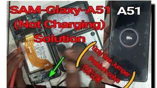 Samsung Galaxy-A51(Charging problum)!! One Jumper (solution) //Not charging simple solution..