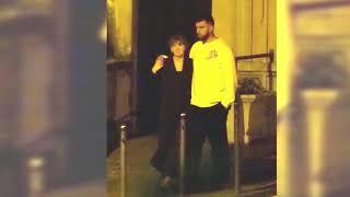 taylor swift caught Give a Gift toTravis kelce during romantic walk in italy /