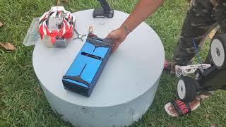 Nitro rc car using starter box