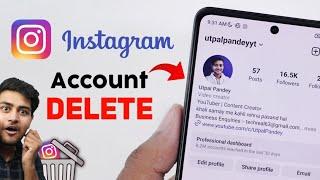 Instagram Account Delete kaise Kare (New Update) | how to delete Instagram account