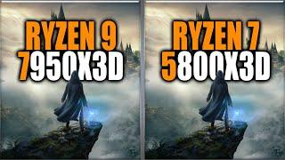 Ryzen 9 7950X3D vs 5800X3D Benchmarks - Tested 15 Games and Applications