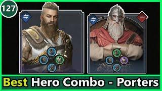 Porter Commander - Best Hero Combinations || Viking Rise Tips