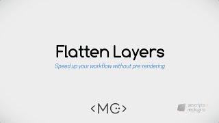 Flatten Layers for After Effects