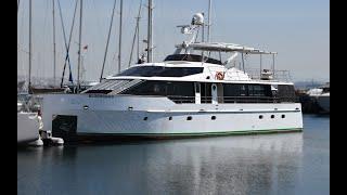 24 m TRAWLER ELECTRICALLY POWERED Steel Hull Yacht for Sale Full Walkthrough