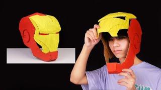 How To Make Iron Man Helmet from Cardboard