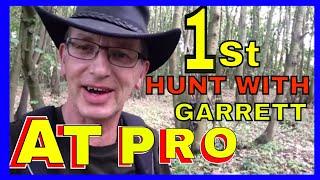 Metal detecting my first hunt ever with the Garrett AT PRO "Holly cow"